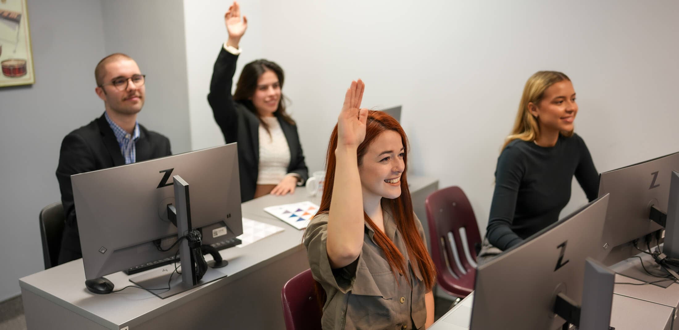 students sitting inside a classroom